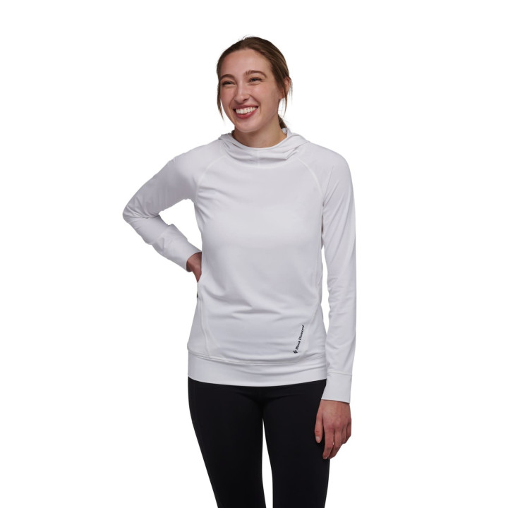 Bluza BLACK DIAMOND Alpenglow Hoody Women white