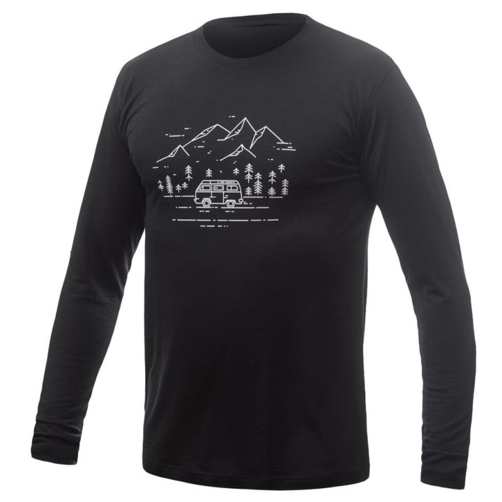 Koszulka SENSOR MERINO AIR TEE SS Men black