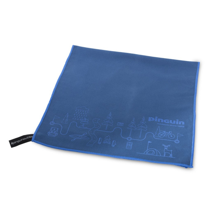 Ręcznik szybkoschnący PINGUIN Micro Towel Mapa navy blue