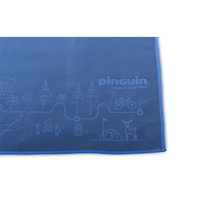 Ręcznik szybkoschnący PINGUIN Micro Towel Mapa navy blue