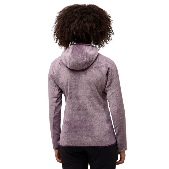 Bluza polarowa JACK WOLFSKIN Rotwand Hooded Fz W wild blossom