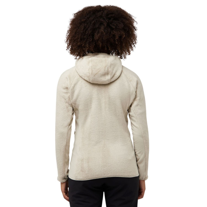 Bluza polarowa JACK WOLFSKIN Rotwand Hooded Fz Women seal
