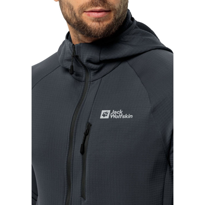 Bluza polarowa JACK WOLFSKIN Kolbenberg Hooded Fz M phantom