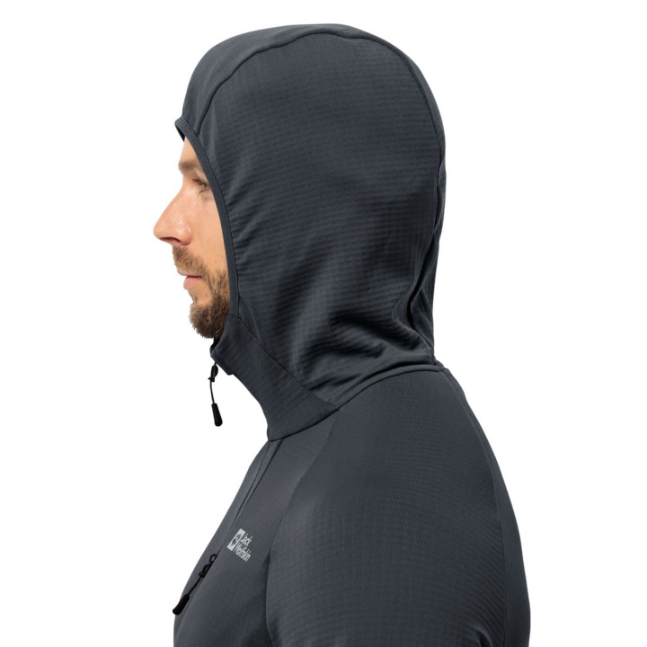 Bluza polarowa JACK WOLFSKIN Kolbenberg Hooded Fz M phantom