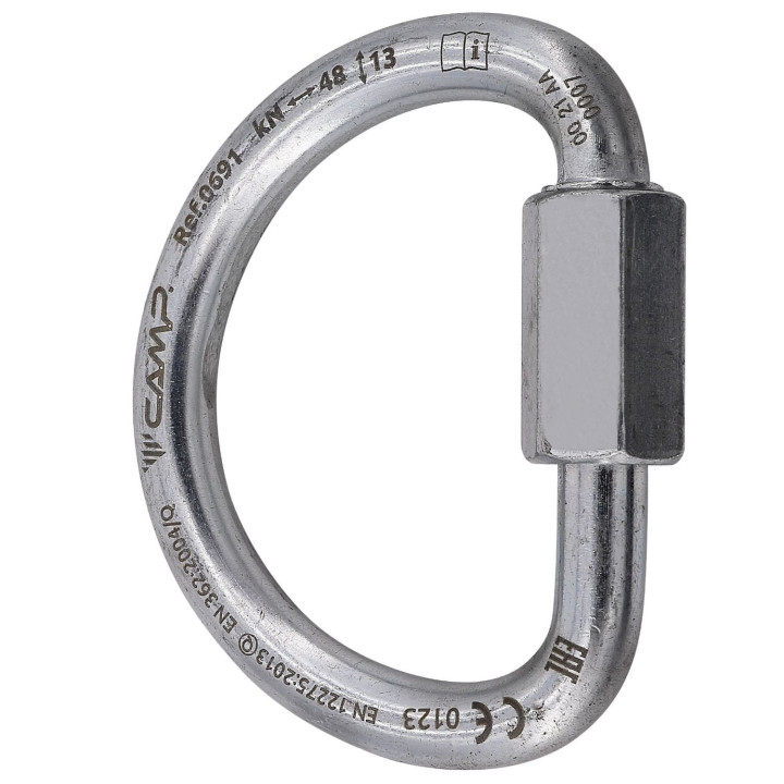 Karabinek CAMP D -Shape Quick Link Steel 10 mm
