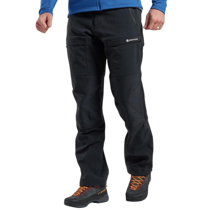 Spodnie softshell MONTANE Terra XT Pants Regular black