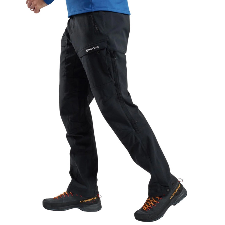 Spodnie softshell MONTANE Terra XT Pants Regular black