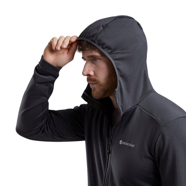 Bluza MONTANE Protium Hooded Men midnight grey
