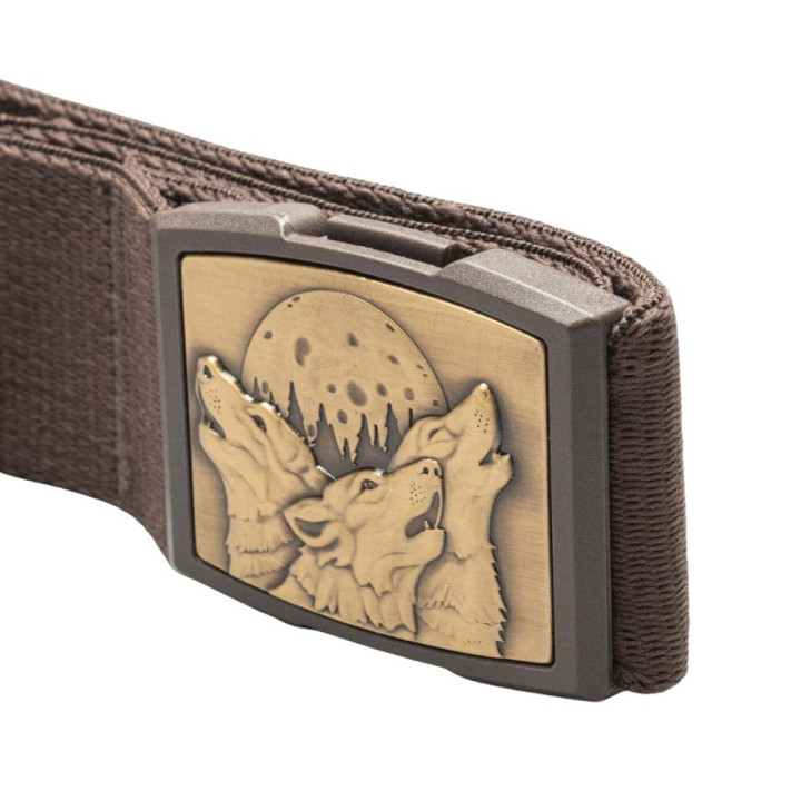 Pasek ARCADE Nature Capture Belt wolves walnut