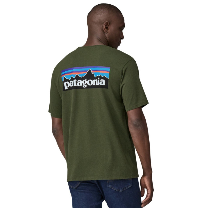 Koszulka PATAGONIA M's P-6 Logo Responsibili-Tee torrey pine green