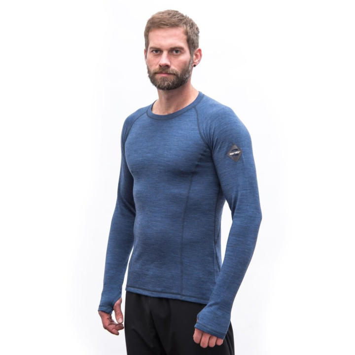 Koszulka SENSOR Merino Bold Tee LS Men cool blue