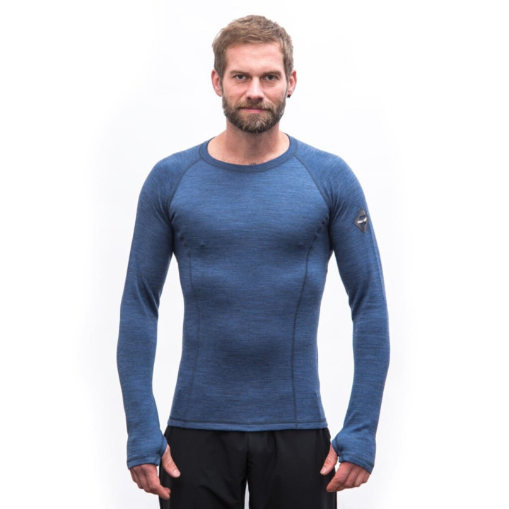 Koszulka SENSOR Merino Bold Tee LS Men cool blue