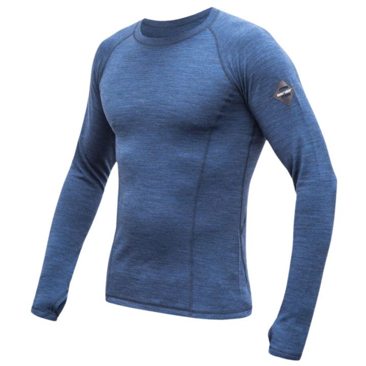 Koszulka SENSOR Merino Bold Tee LS Men cool blue