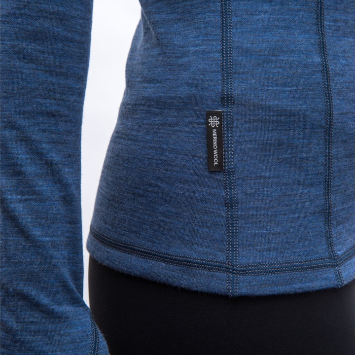 Koszulka SENSOR Merino Bold Tee LS Women cool blue