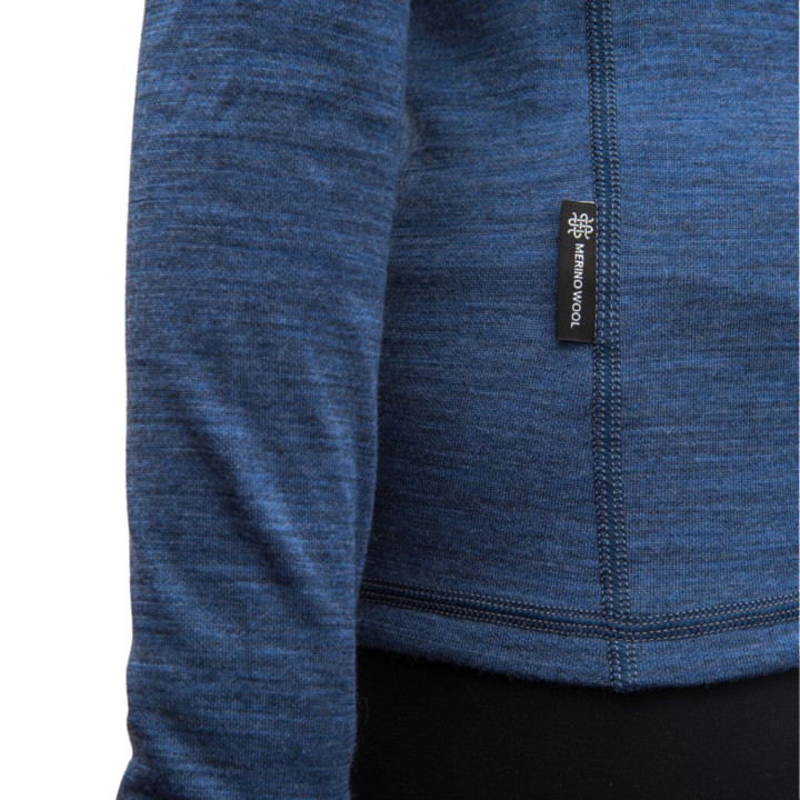 Koszulka SENSOR Merino Bold Tee LS Roll Neck Women cool blue