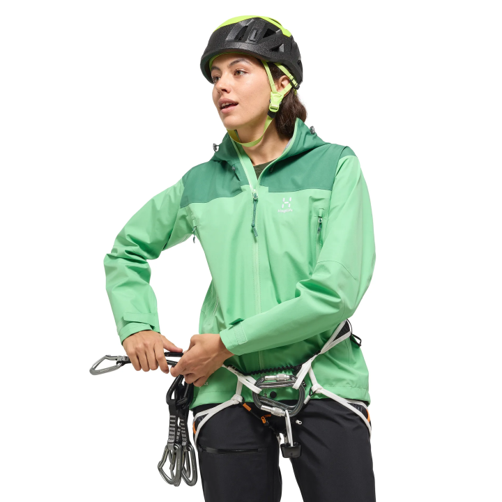 Kurtka HAGLOFS ROC Flash GTX Jacket Women mint stone/dk jelly green