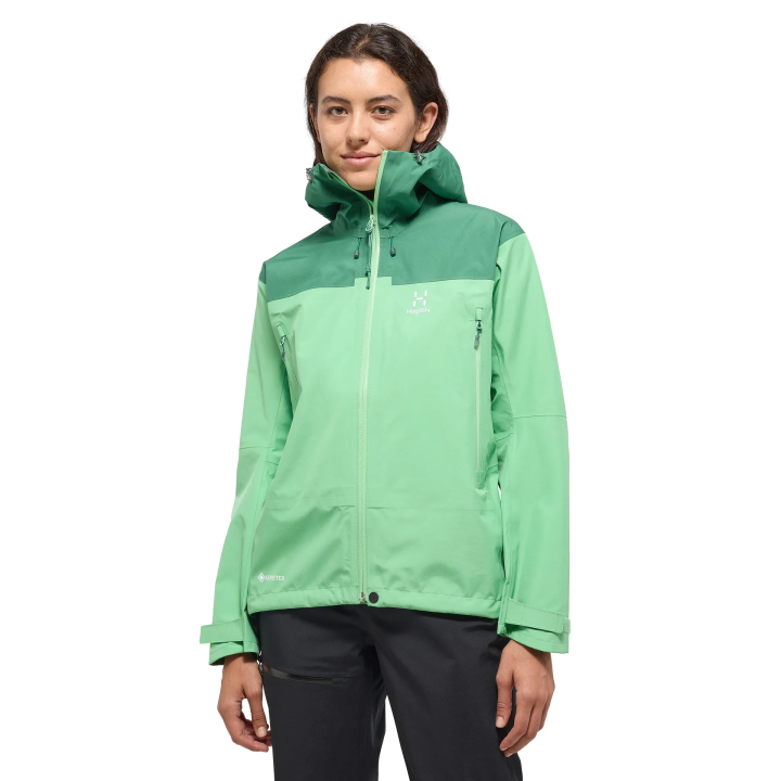 Kurtka HAGLOFS ROC Flash GTX Jacket Women mint stone/dk jelly green
