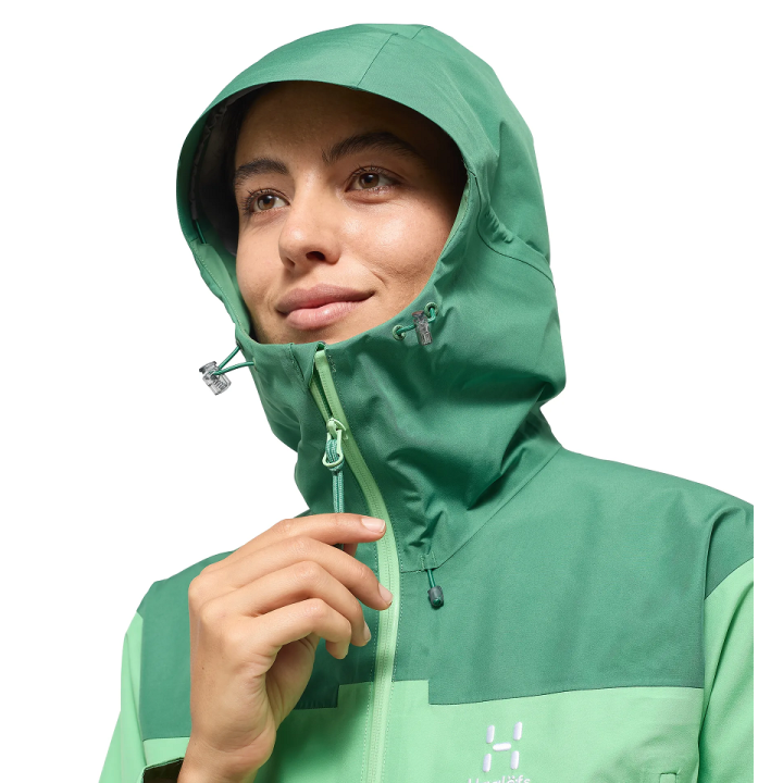 Kurtka HAGLOFS ROC Flash GTX Jacket Women mint stone/dk jelly green