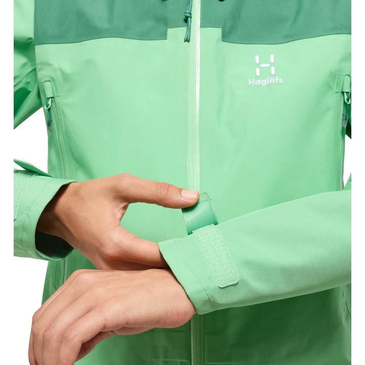 Kurtka HAGLOFS ROC Flash GTX Jacket Women mint stone/dk jelly green
