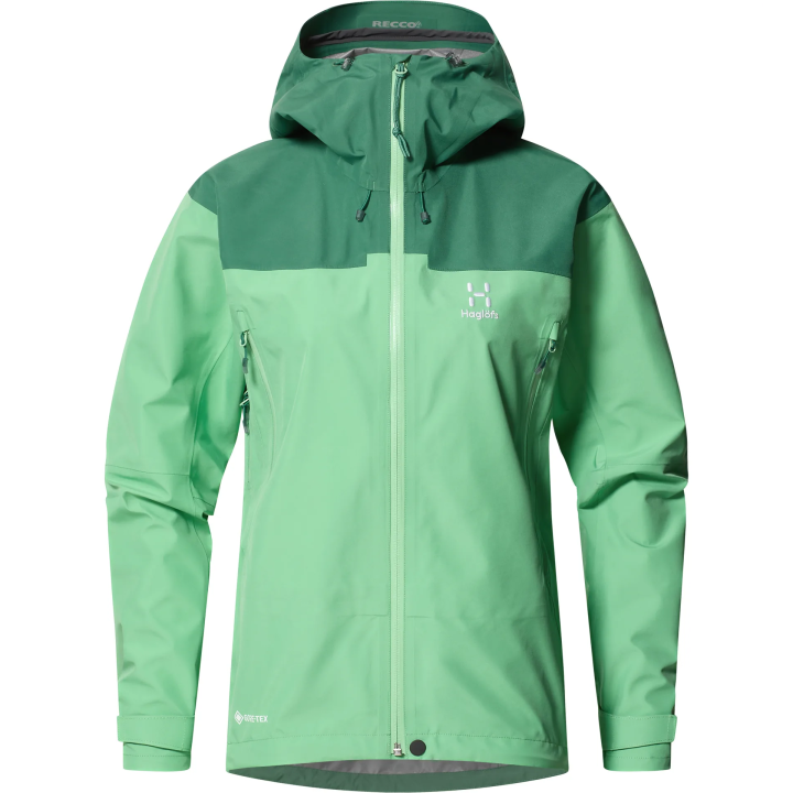 Kurtka HAGLOFS ROC Flash GTX Jacket Women mint stone/dk jelly green