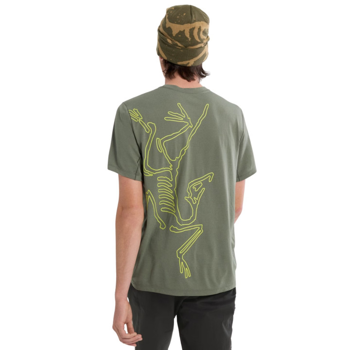 Koszulka ARC'TERYX Cormac Arc'Bird Logo Shirt SS Men's forage heather II
