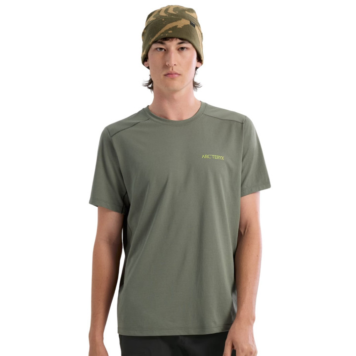 Koszulka ARC'TERYX Cormac Arc'Bird Logo Shirt SS Men's forage heather II