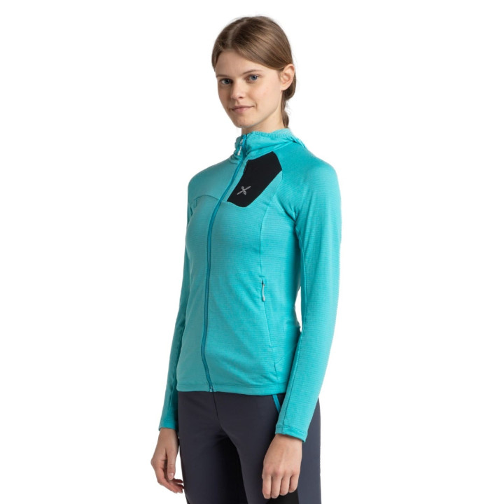 Bluza MONTURA Vertigo Power Grid H.Maglia Wmn turquoise