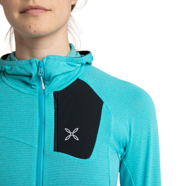 Bluza MONTURA Vertigo Power Grid H.Maglia Wmn turquoise