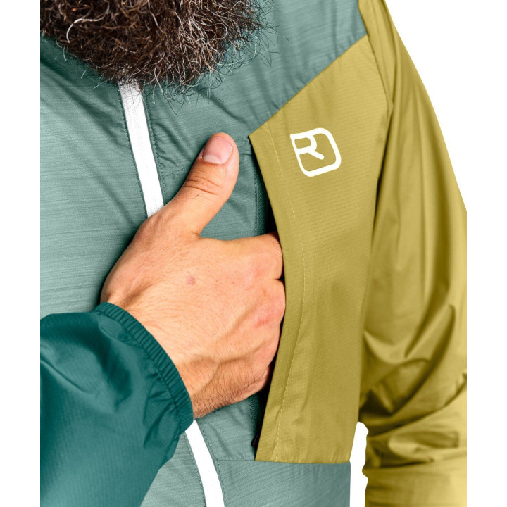 Kurtka ORTOVOX Windbreaker Jacket Men petrol blue