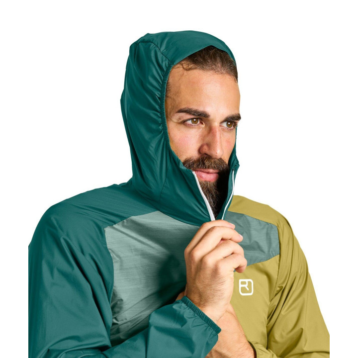 Kurtka ORTOVOX Windbreaker Jacket Men petrol blue