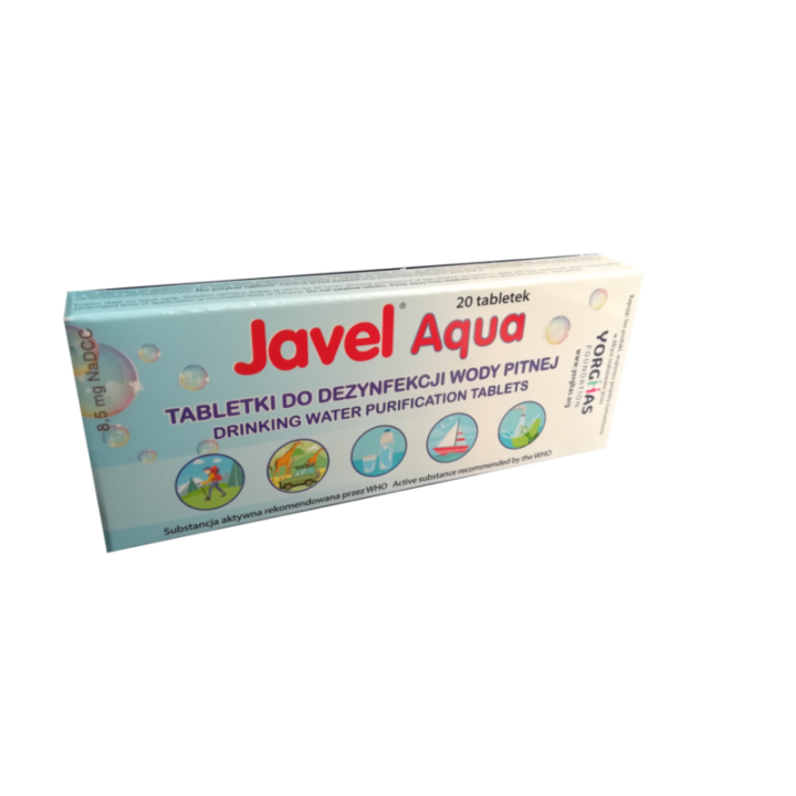 Tabletki do uzdatniania wody pitnej JAVEL AQUA