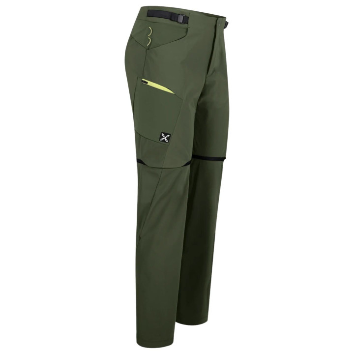 Spodnie MONTURA Altai Zip Off Pants verde salvia/sunny lime