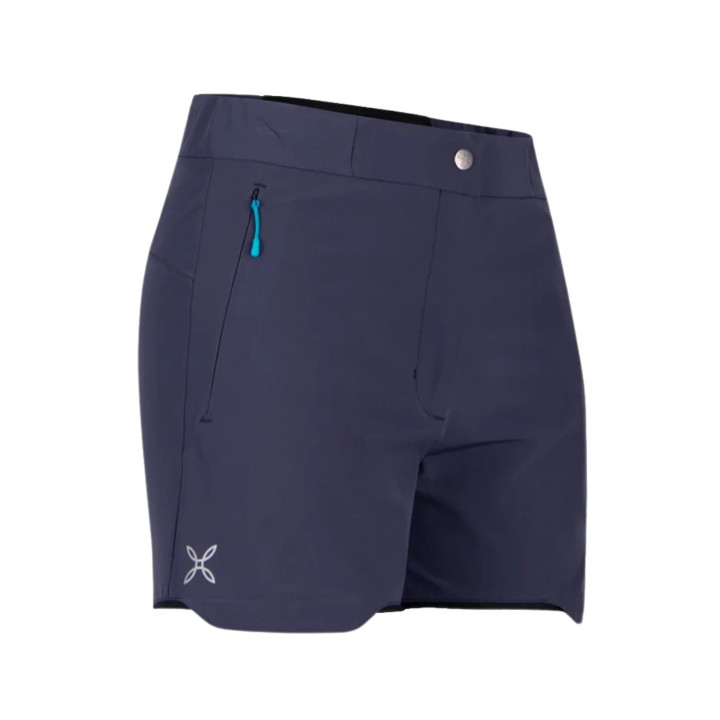 Spodnie MONTURA Rise Zip-Off Pants Woman graphite blue/turquoise