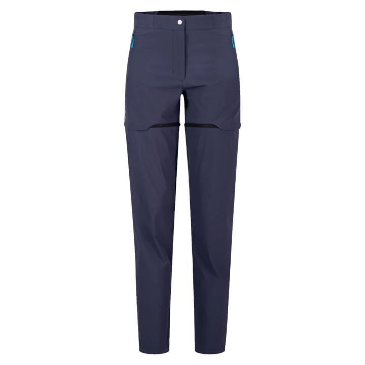 Spodnie MONTURA Rise Zip-Off Pants Woman graphite blue/turquoise