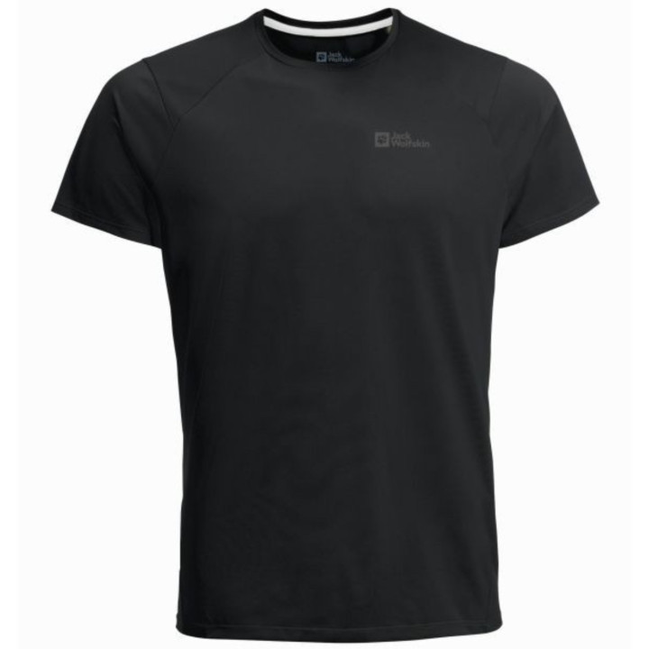Koszulka JACK WOLFSKIN Prelight Trail T M black