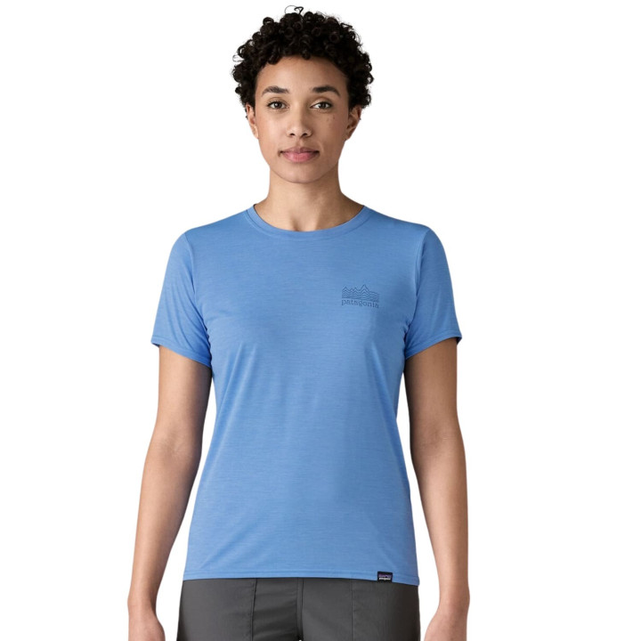 Koszulka PATAGONIA Women's Capilene® Cool Daily Graphic Shirt Strataspire Abundant Blue X-Dye