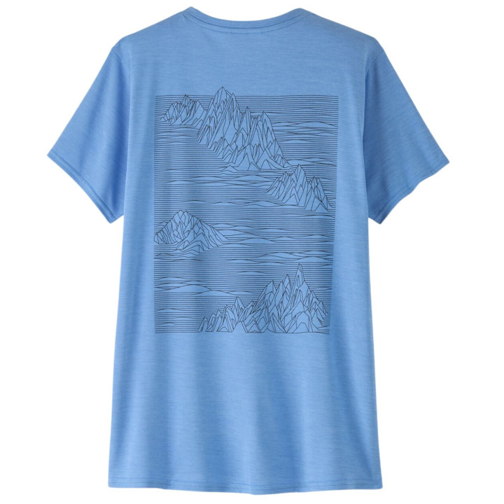 Koszulka PATAGONIA Women's Capilene® Cool Daily Graphic Shirt Strataspire Abundant Blue X-Dye