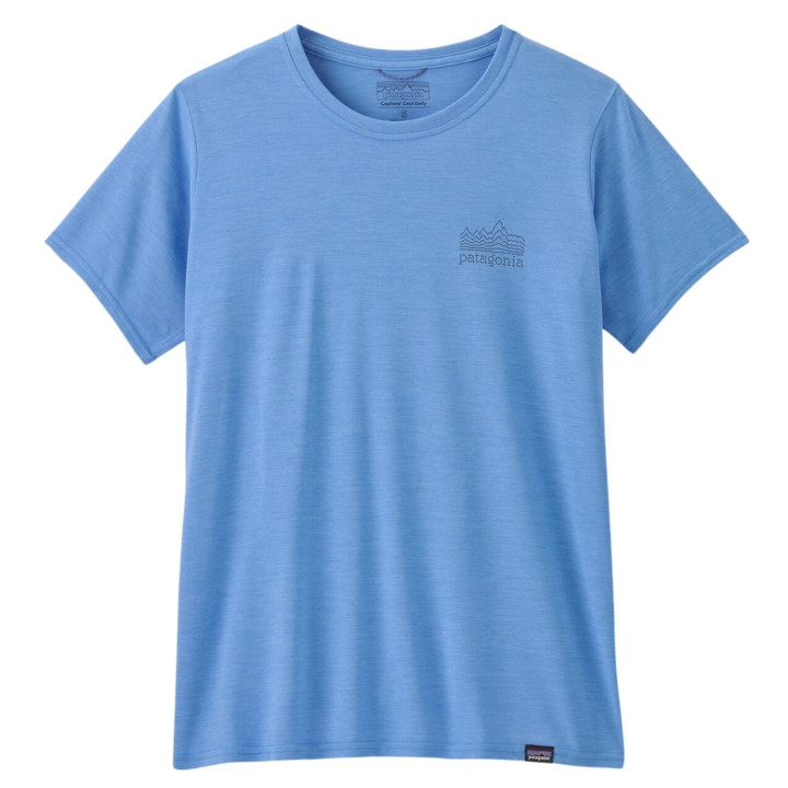 Koszulka PATAGONIA Women's Capilene® Cool Daily Graphic Shirt Strataspire Abundant Blue X-Dye