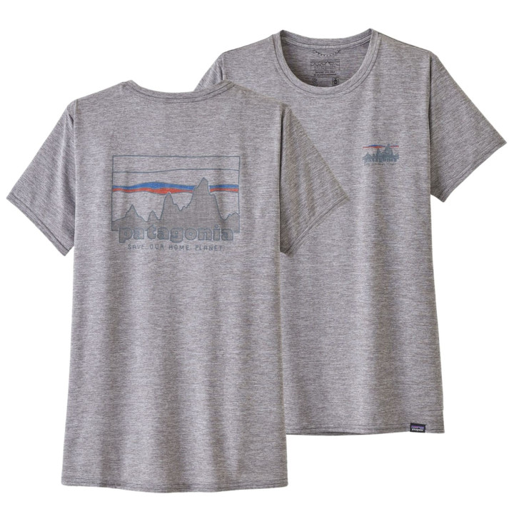 Koszulka PATAGONIA Women's Capilene® Cool Daily Graphic Shirt Skyline Feather Grey