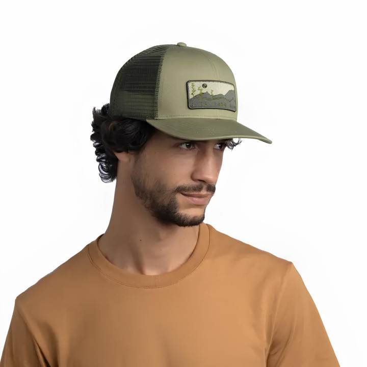 Czapka BUFF EXPLORE TRUCKER CAP Wate Forest