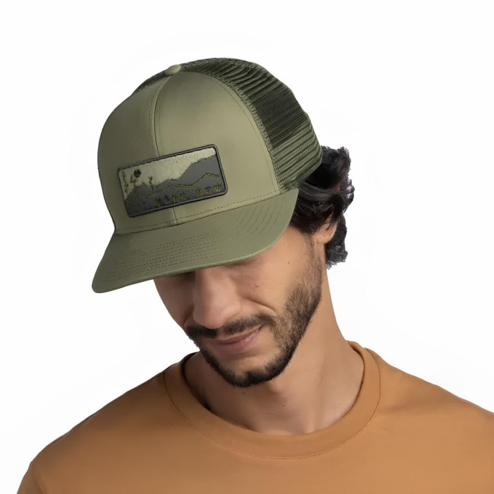 Czapka BUFF EXPLORE TRUCKER CAP Wate Forest