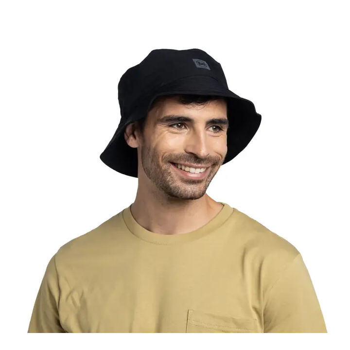 Kapelusz BUFF® ADVENTURE BUCKET HAT Solid Black