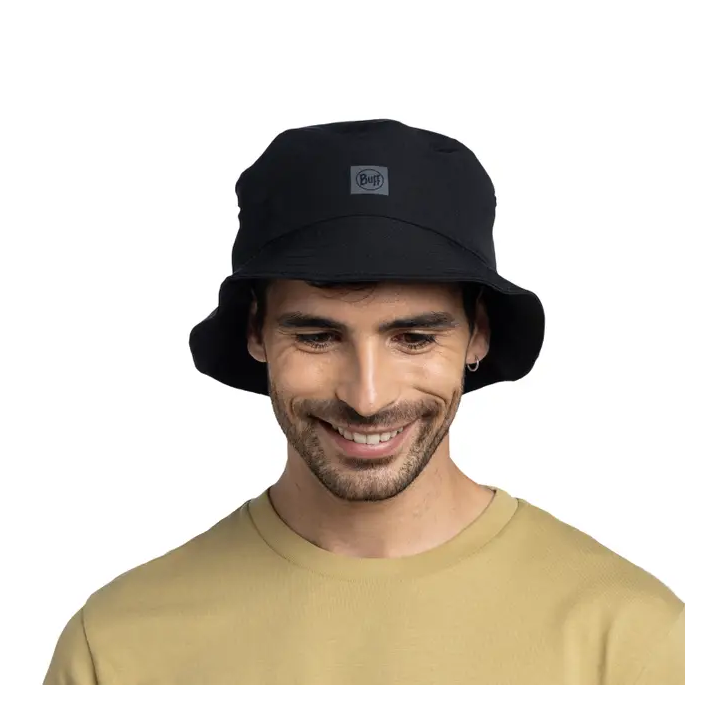 Kapelusz BUFF® ADVENTURE BUCKET HAT Solid Black