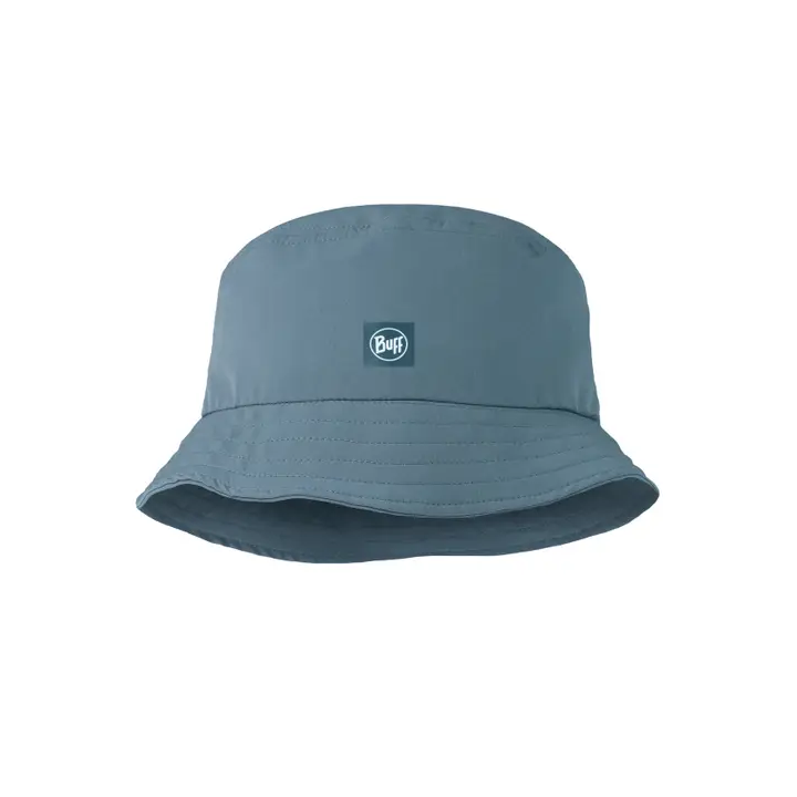 Kapelusz BUFF® ADVENTURE BUCKET HAT Solid Stone Blue
