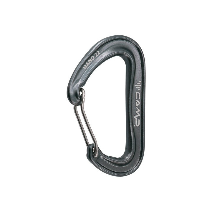Karabinek wspinaczkowy CAMP NANO 22 gunmetal