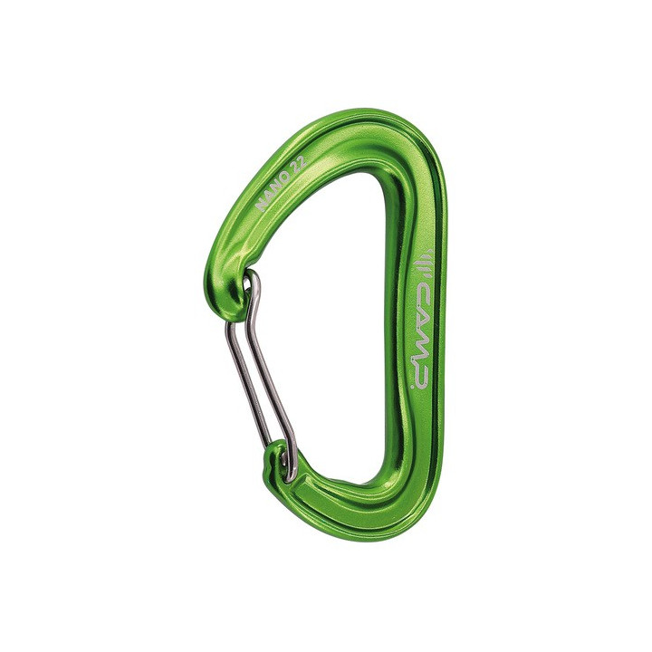 Karabinek wspinaczkowy CAMP NANO 22 green