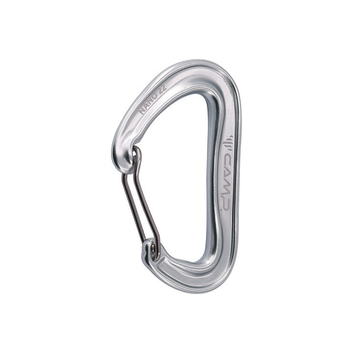 Karabinek wspinaczkowy CAMP NANO 22 titanium