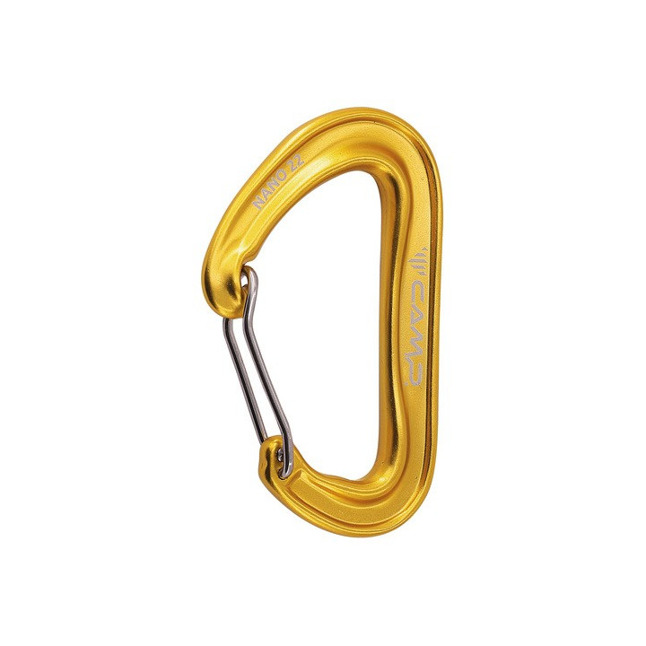 Karabinek wspinaczkowy CAMP NANO 22 yellow