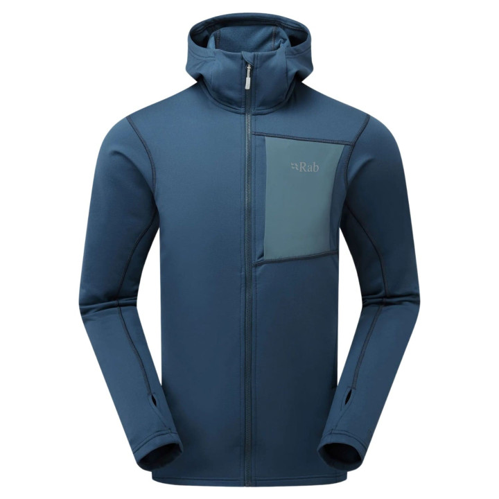 Bluza męska RAB Superflux Hoody tempest blue