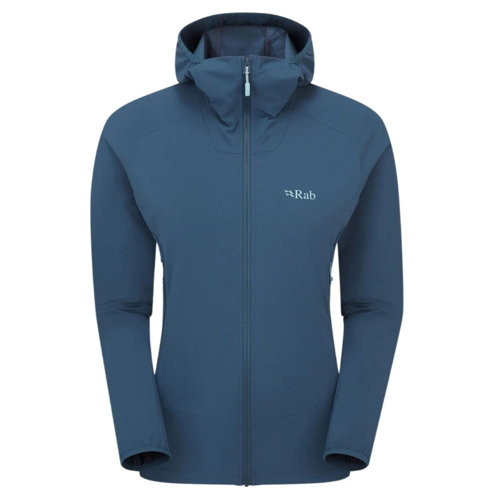 Kurtka RAB Borealis Hooded Jacket Women tempest blue